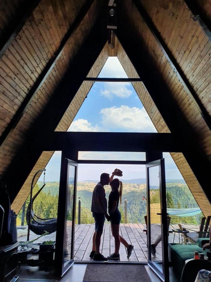 Nordik Cabin - Aframe With 2 Bedrooms Mărişel Exterior foto